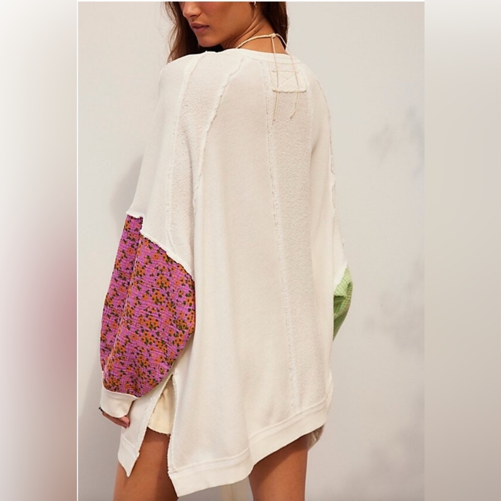 NWOT Free People We The Free Right On Cuff Sweatshirt - Picture 5 of 12
